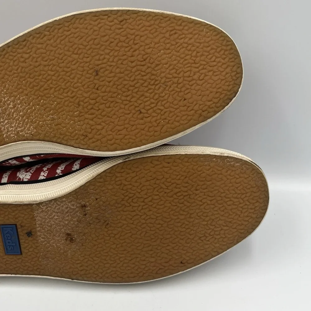 KEDS Women's‎ CHILLAX Slip On American Flag RED WHITE BLUE Stars & Stripes 9.5